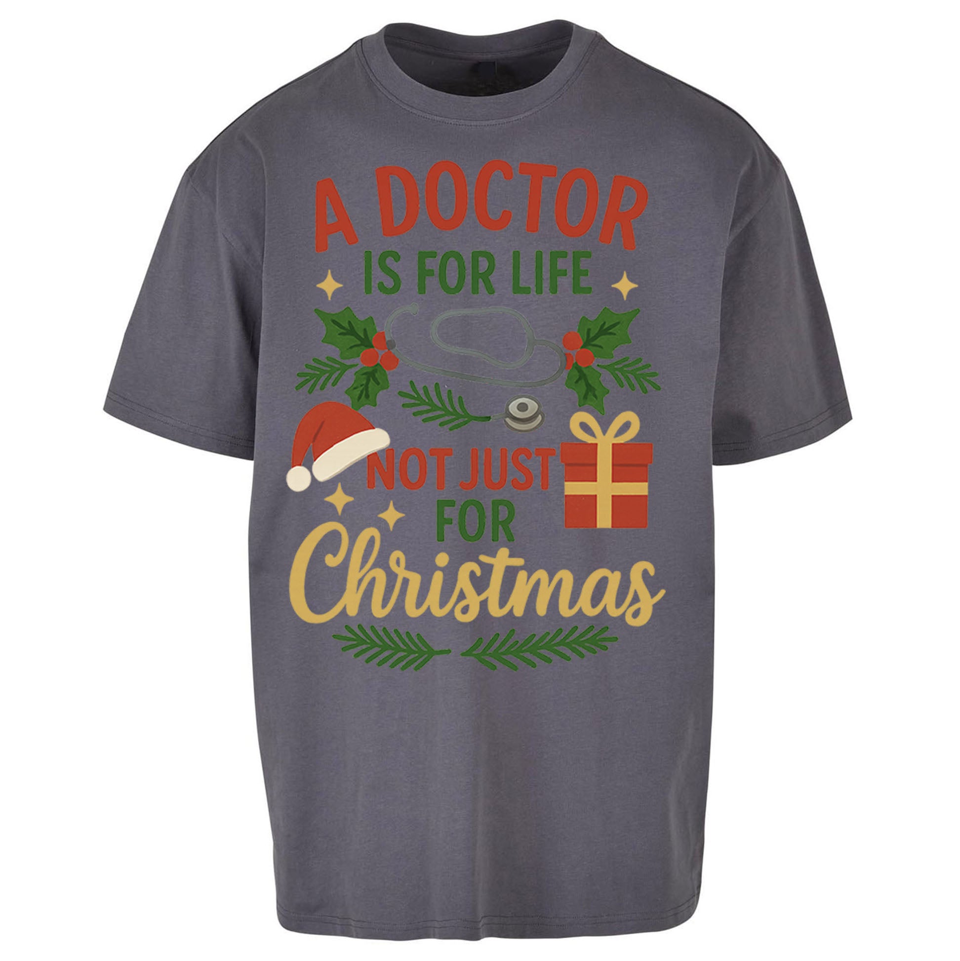 Doctor Christmas Oversized T Shirt
