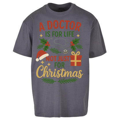 Doctor Christmas Oversized T Shirt