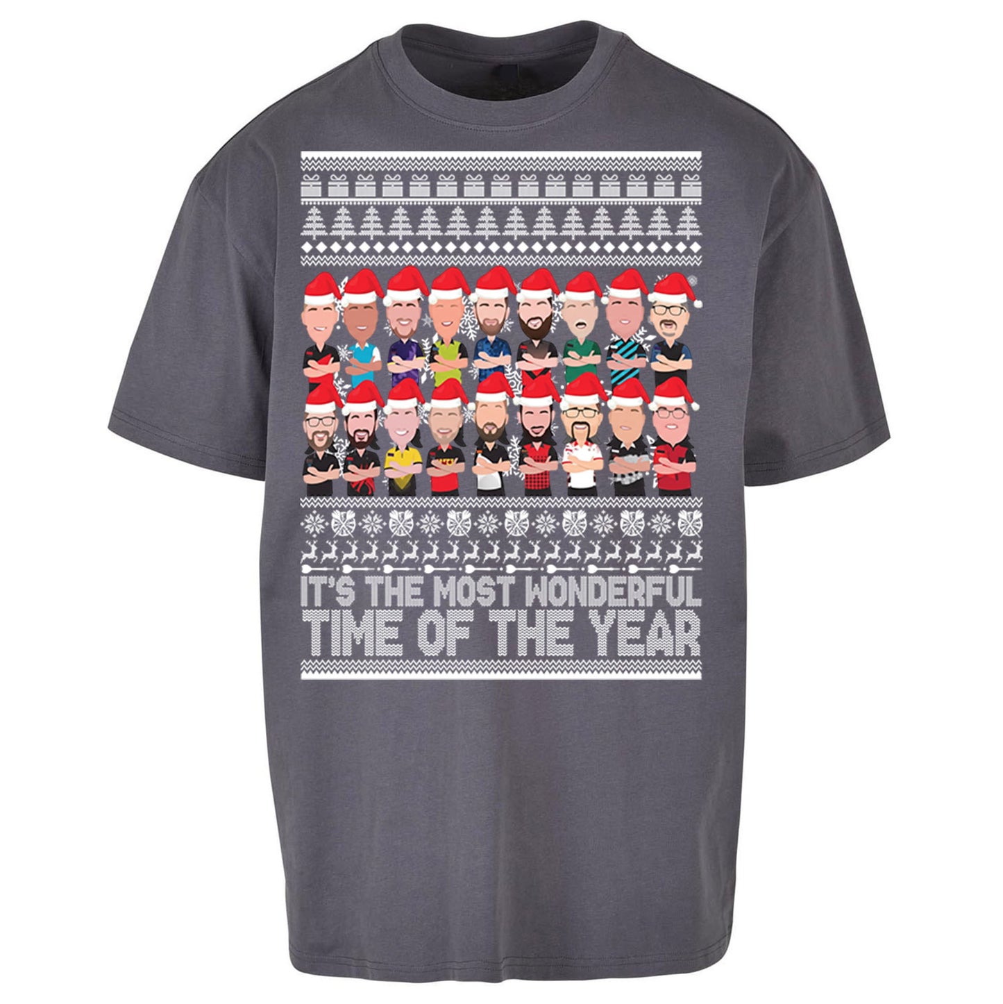 Darts Christmas Oversized T Shirt