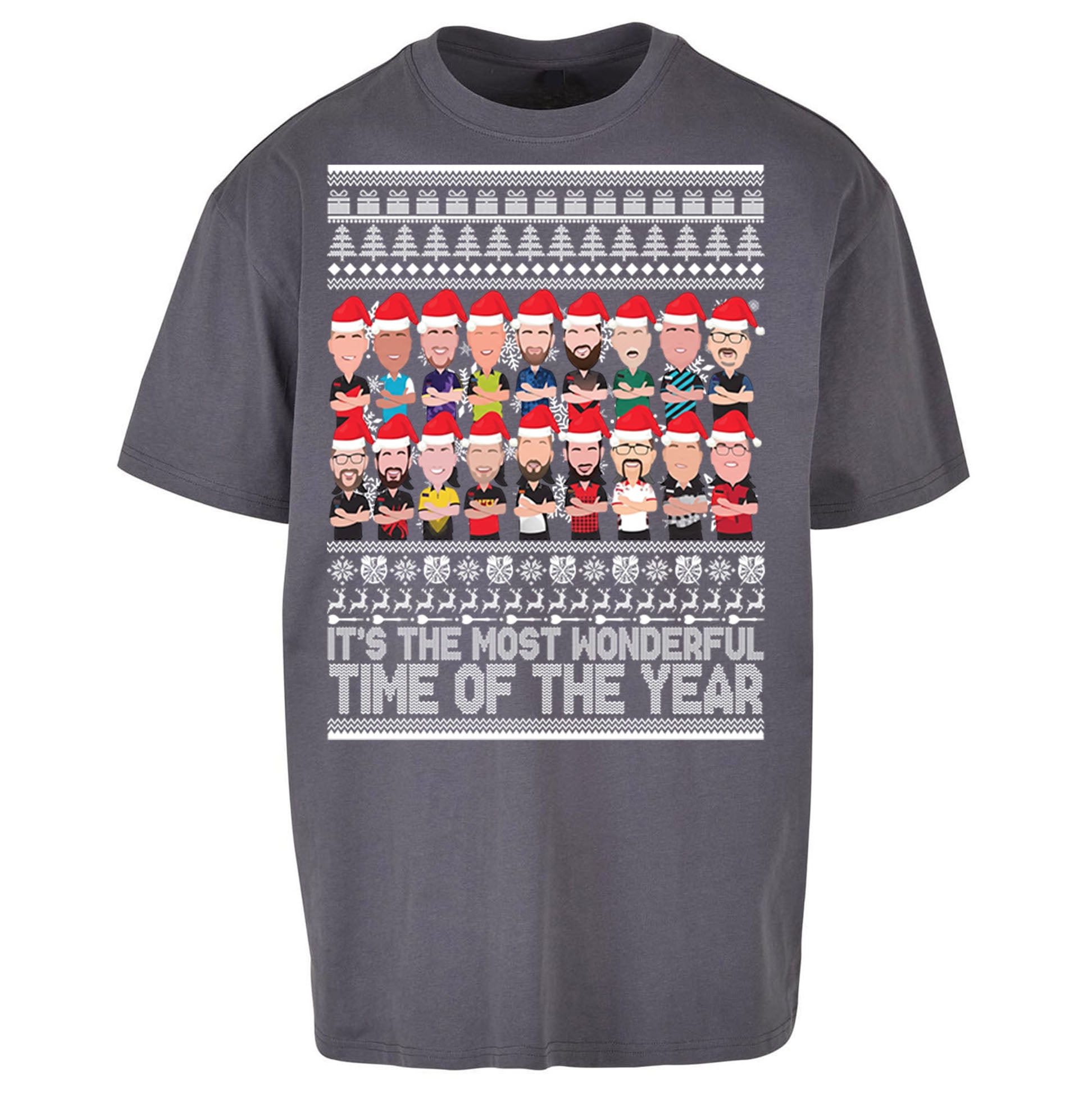 Darts Christmas Oversized T Shirt