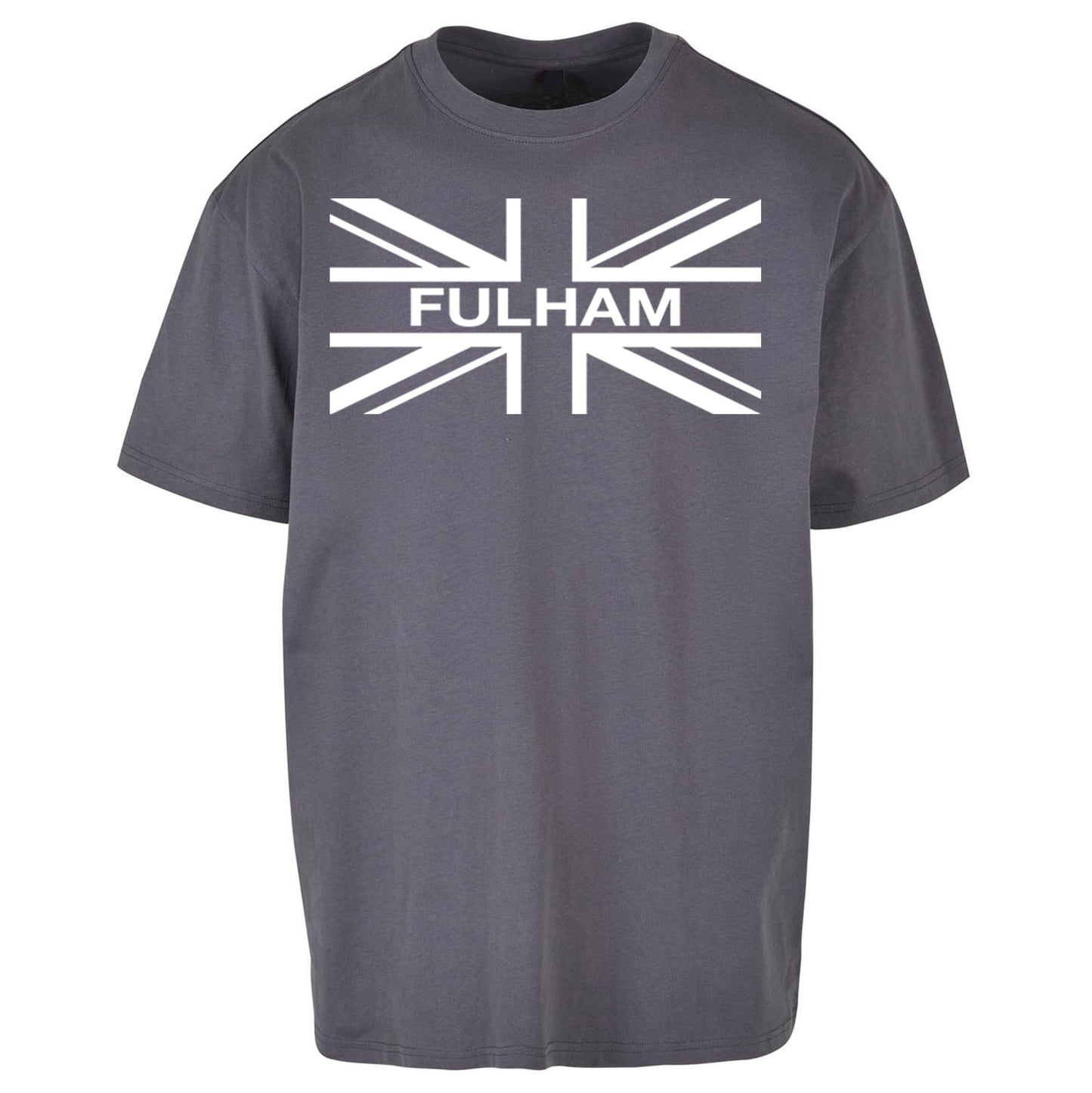 Fulham Football Flag Oversized T Shirt