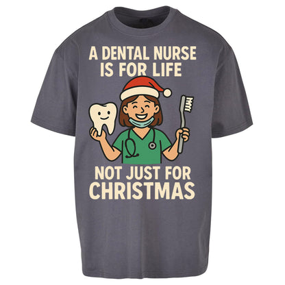 Dental Nurse Christmas Oversized T Shirt