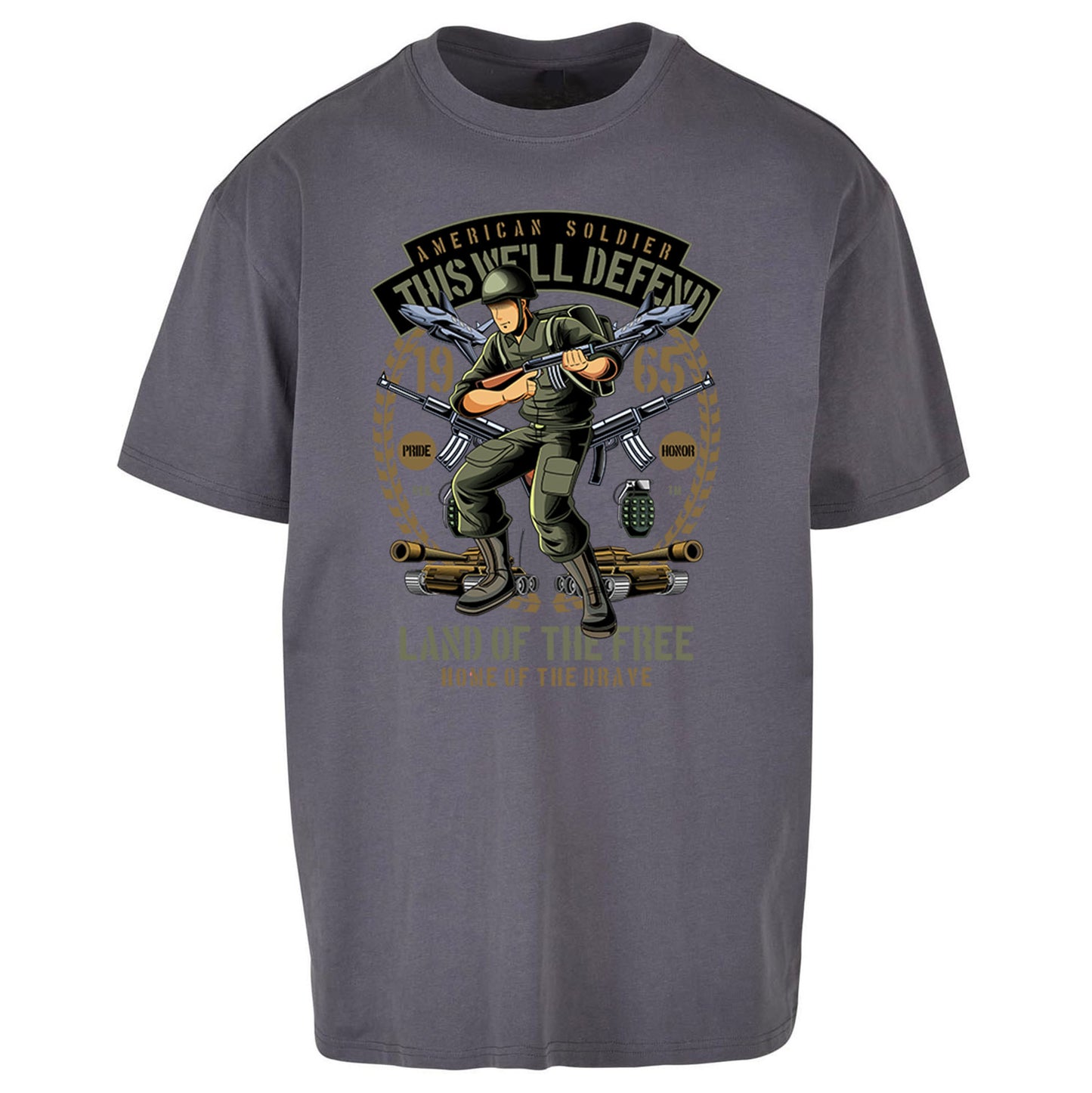 American Soldier Oversized T Shirt