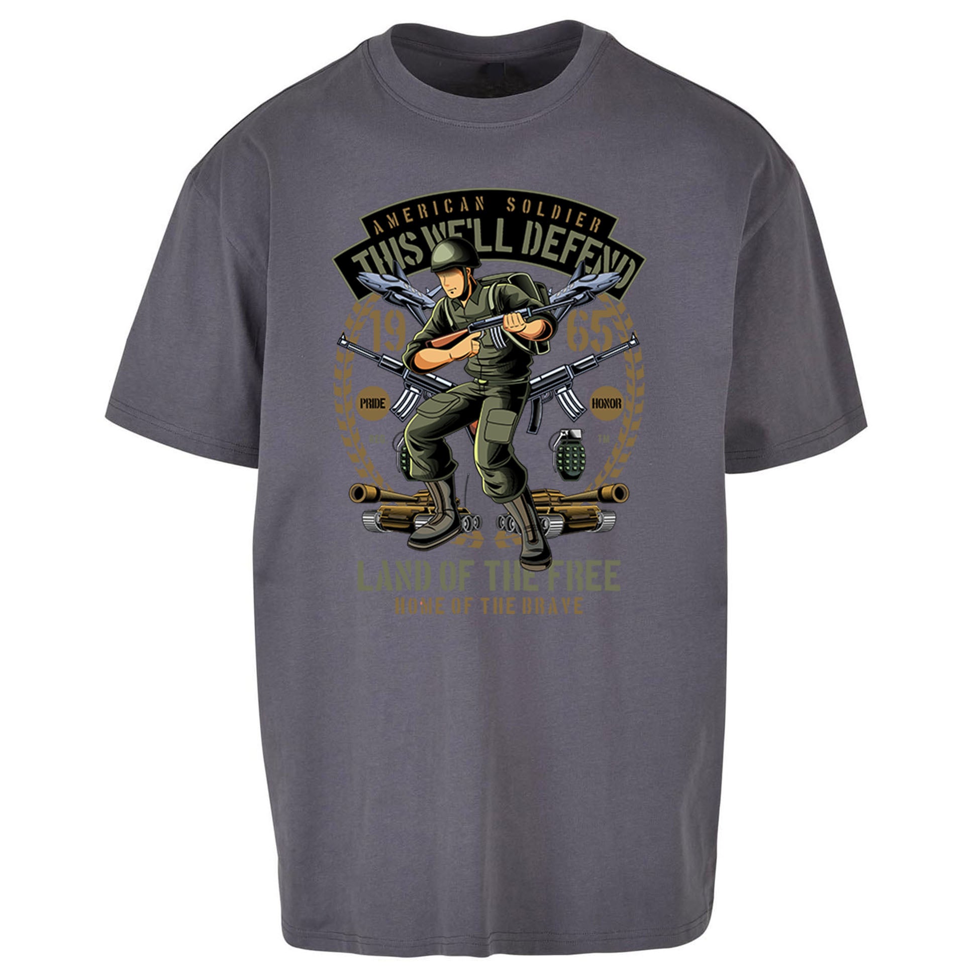 American Soldier Oversized T Shirt