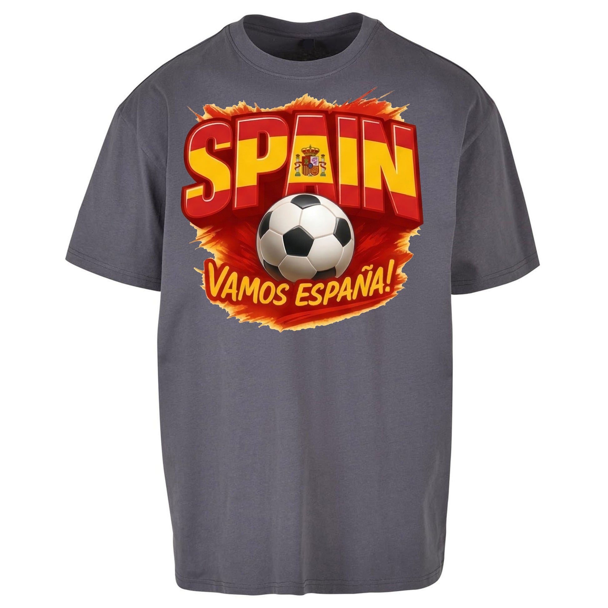 Spain Retro World Cup Oversized T Shirt