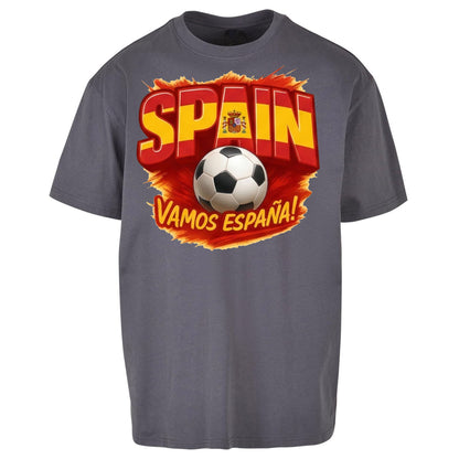Spain Retro World Cup Oversized T Shirt