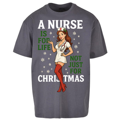 Nurse Christmas Oversized T Shirt