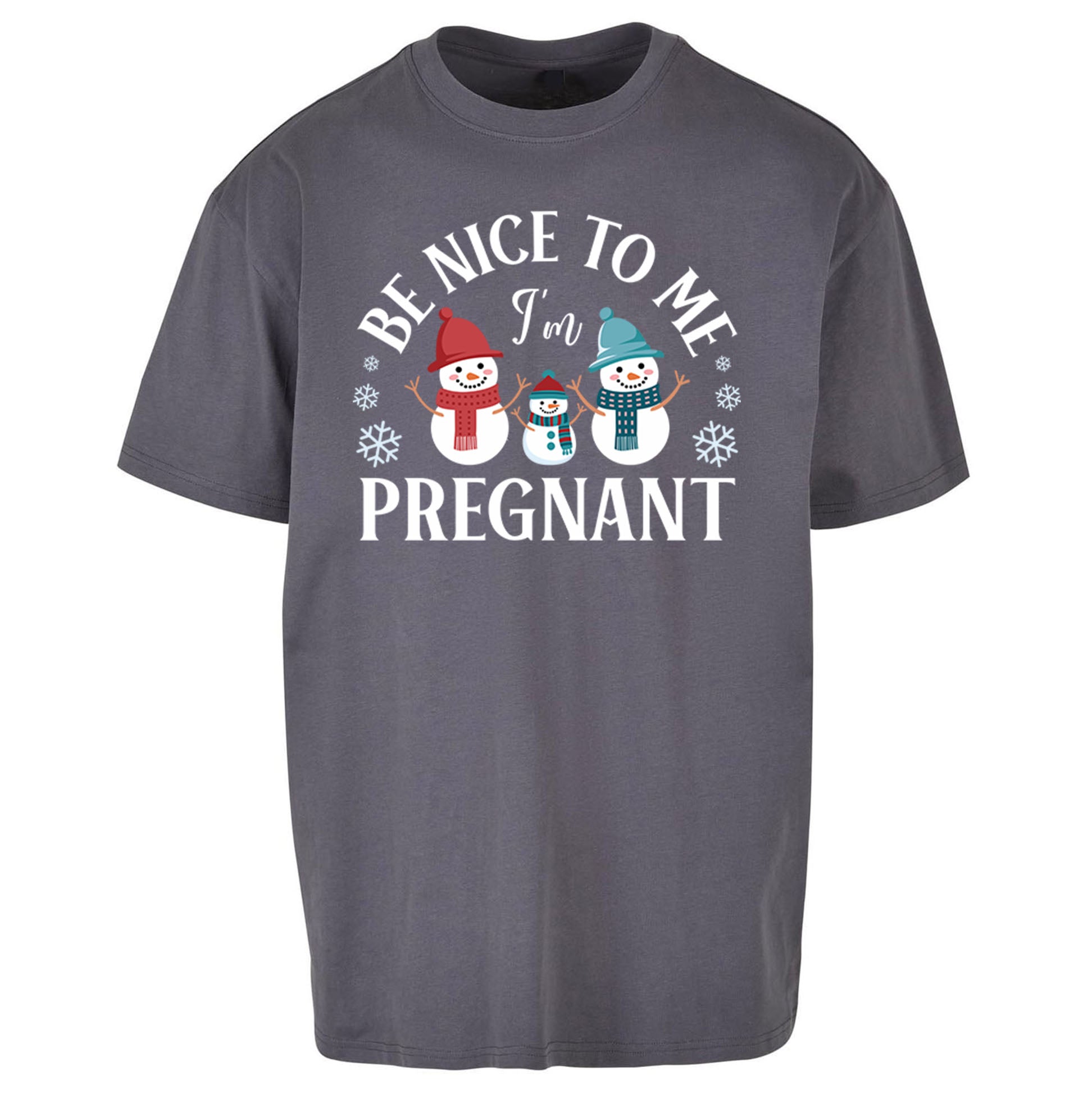 Pregnant At Christmas Oversized T Shirt