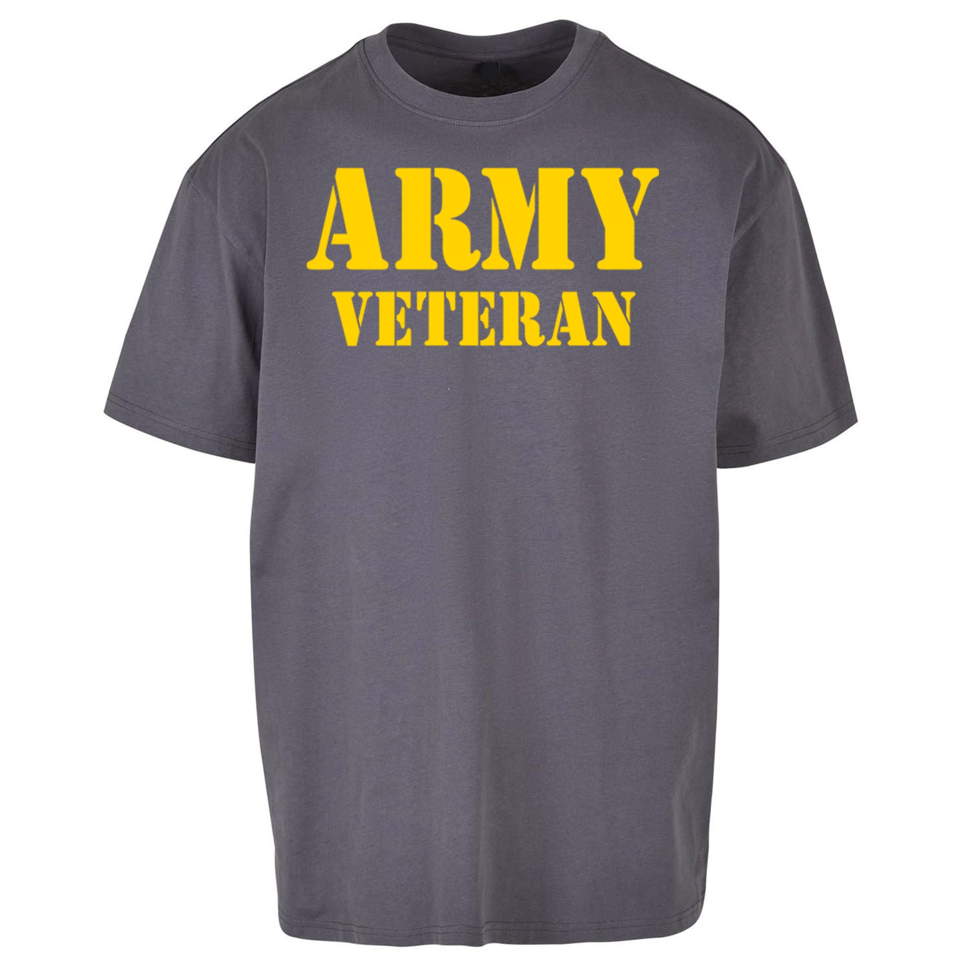 Army Veteran Oversized T Shirt
