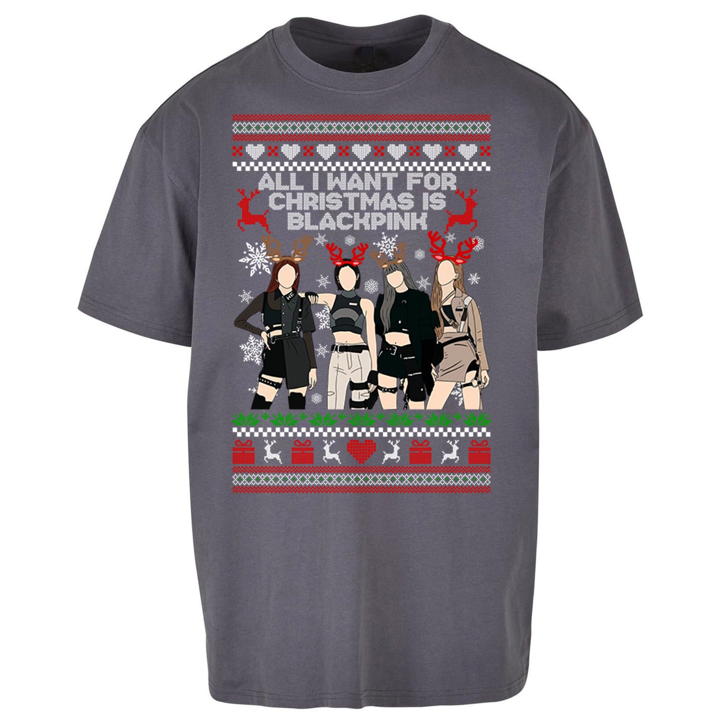 BlackPink Christmas Oversized T Shirt