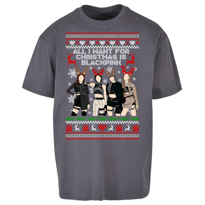 BlackPink Christmas Oversized T Shirt