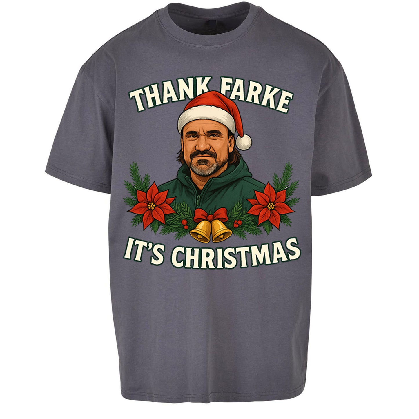 Leeds Utd Christmas Oversized T Shirt