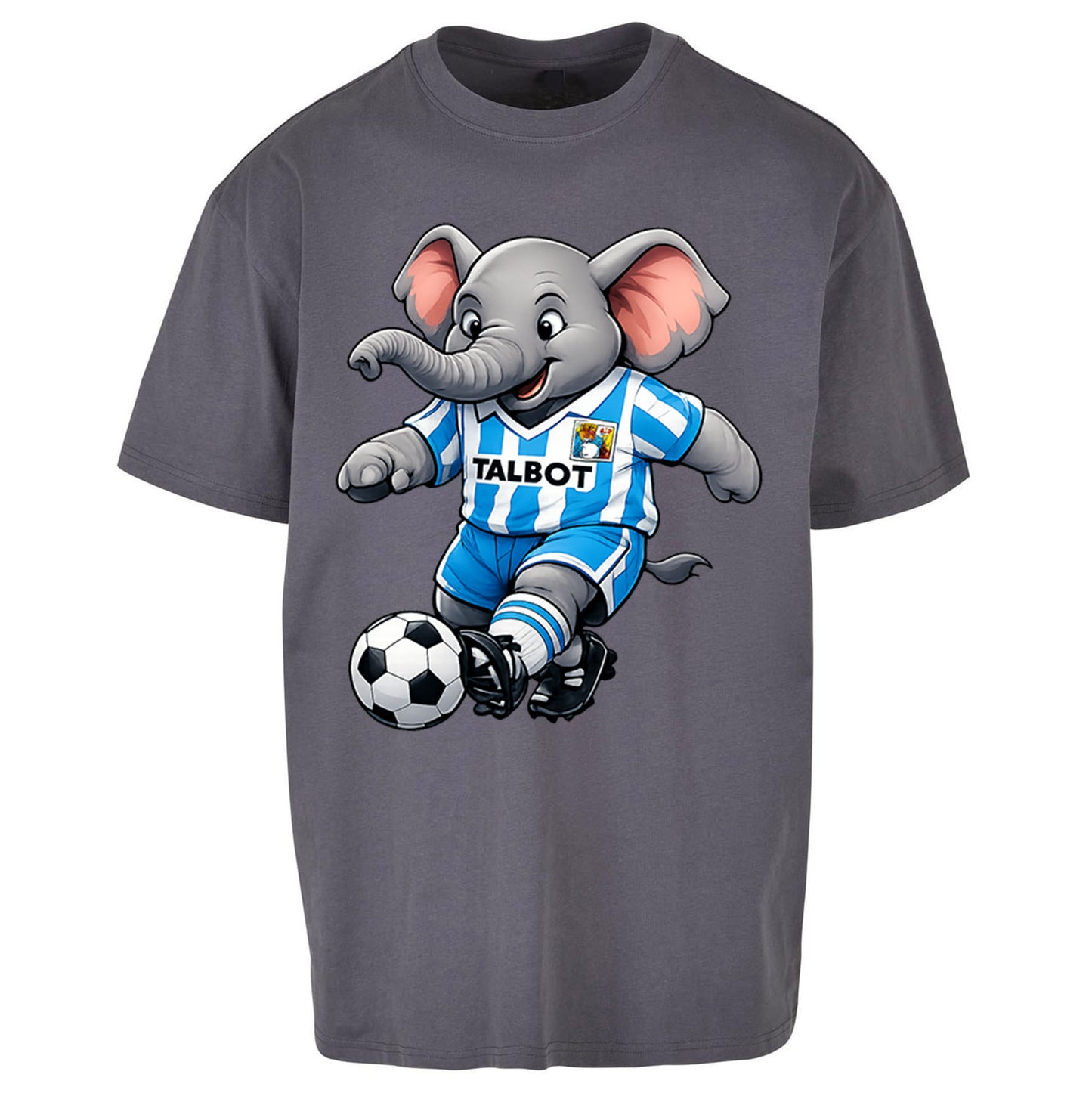 Retro Coventry City Football Oversized T Shirt