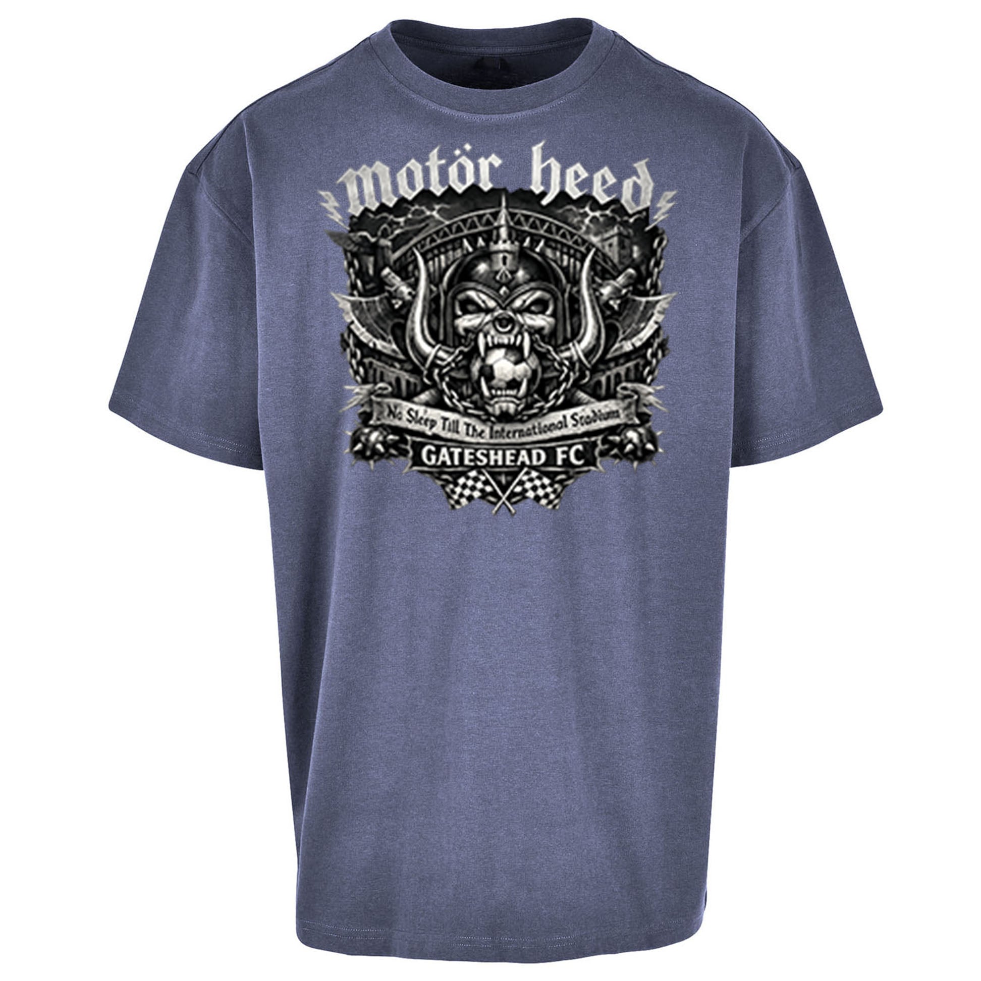 Gateshead Motor Heed Football Oversized T Shirt
