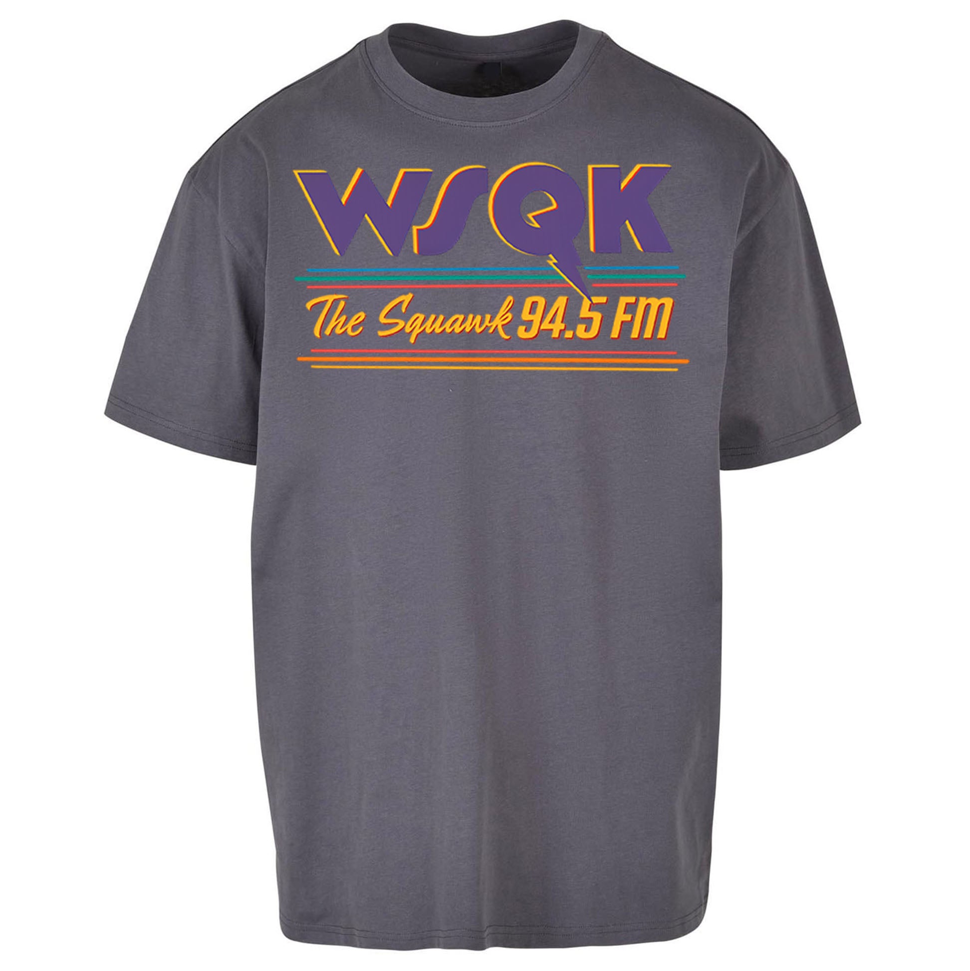 WSQK The Squawk Stranger Things Oversized T Shirt