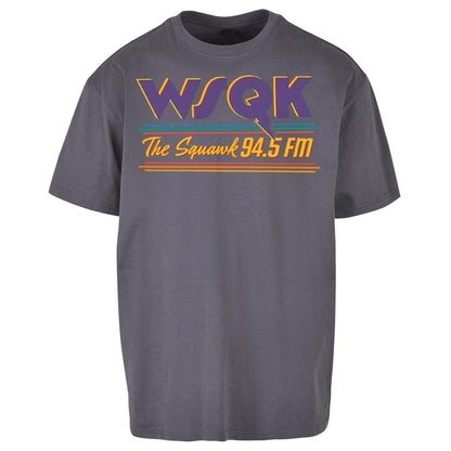 WSQK The Squawk Stranger Things Oversized T Shirt