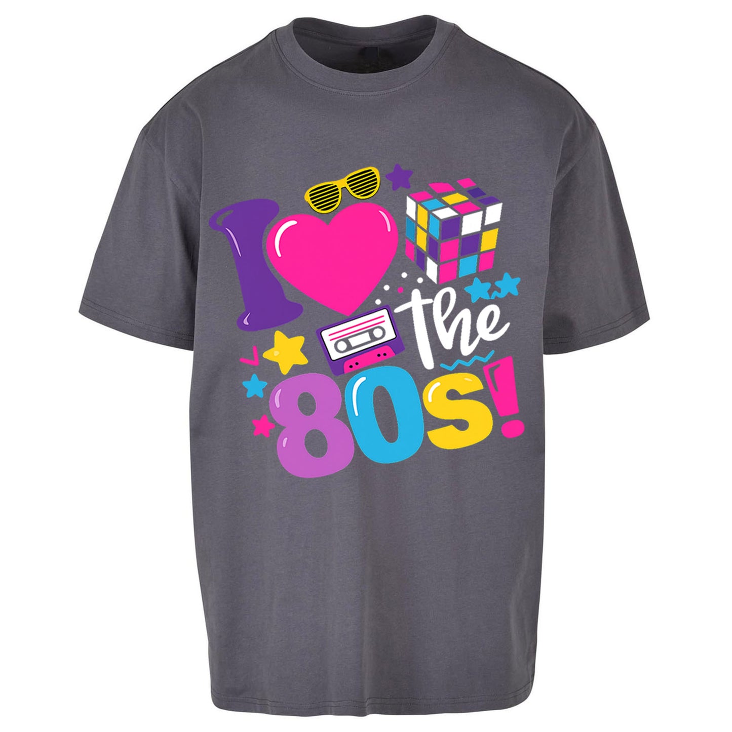 I Love The 80's Oversized T Shirt