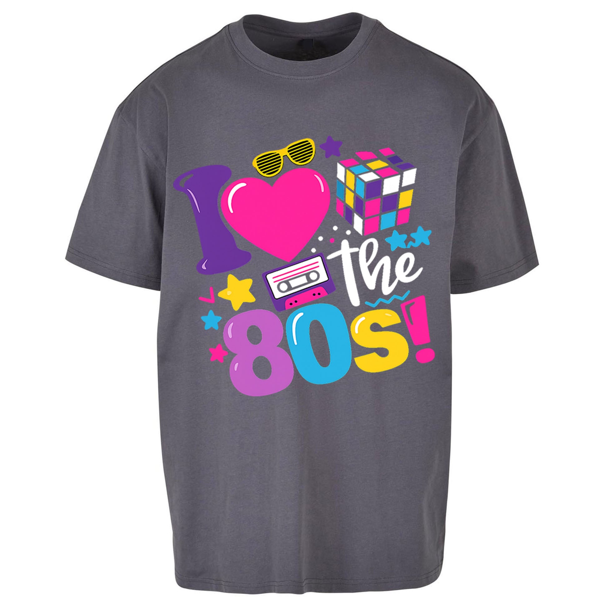 I Love The 80's Oversized T Shirt