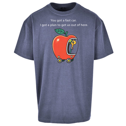 Fast Car Oversized T Shirt 