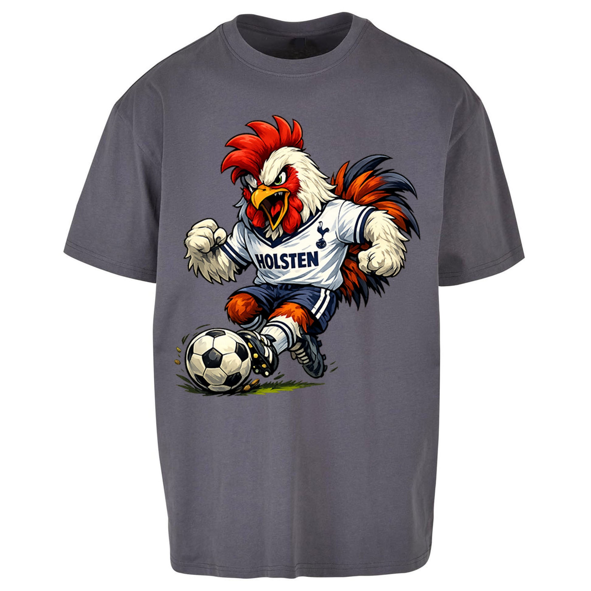 Retro Tottenhm Hotspur Oversized T Shirt 