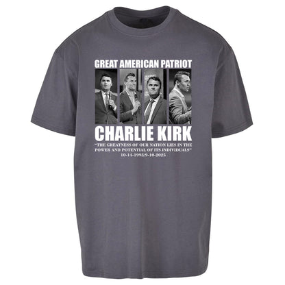 Charlie Kirk Oversized T Shirt 