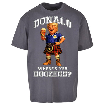 Donald Trump Scotland World Cup Oversized T Shirt
