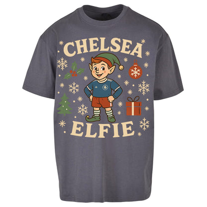 Chelsea FC Christmas Oversized T Shirt