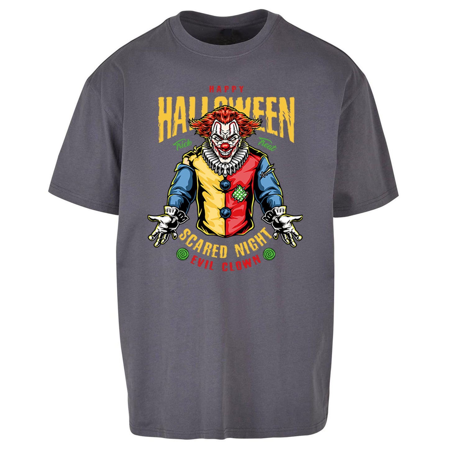 Halloween Clown Oversized T Shirt