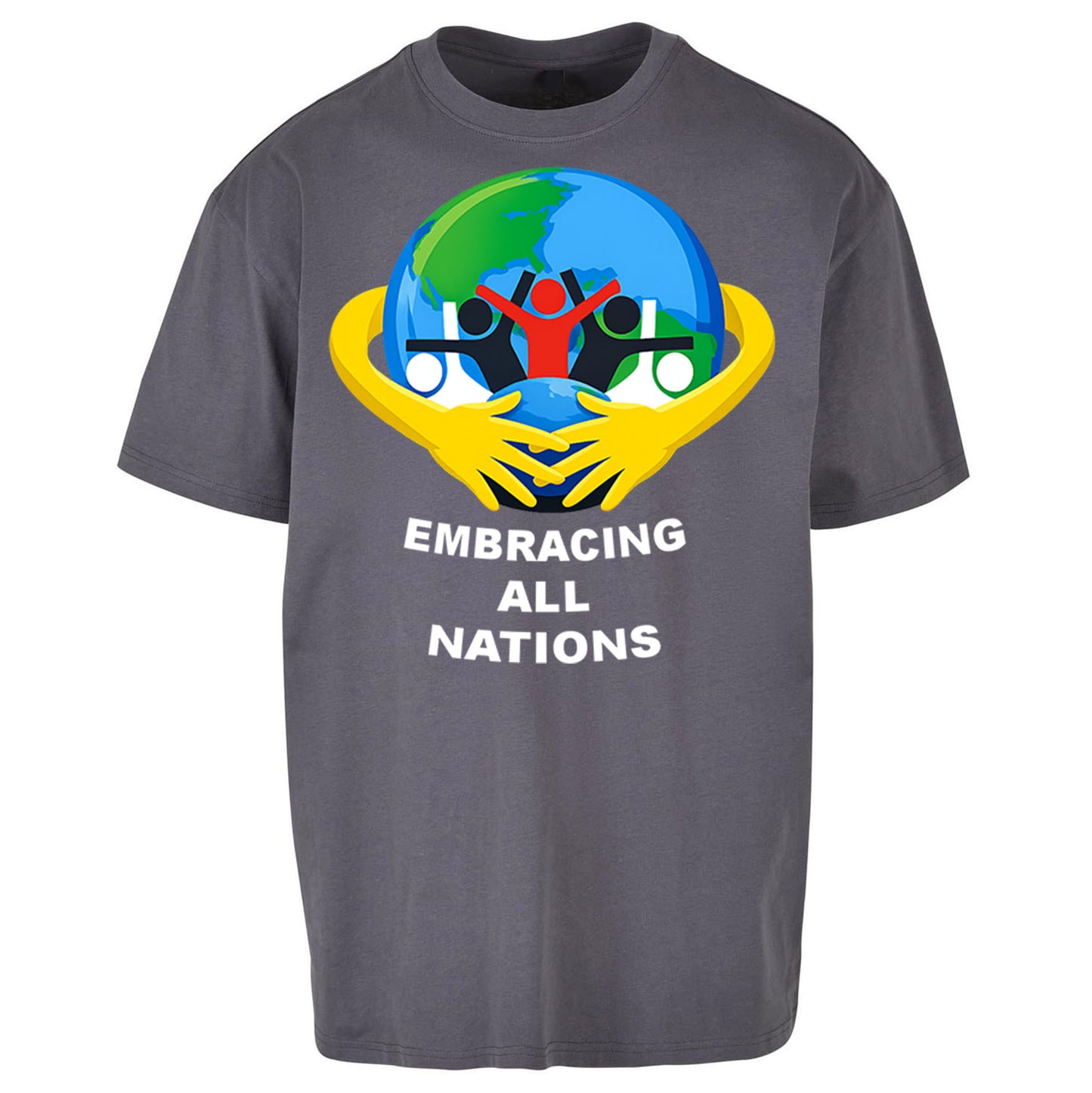 Embracing All Nations Oversized T Shirt