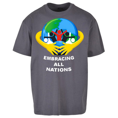 Embracing All Nations Oversized T Shirt