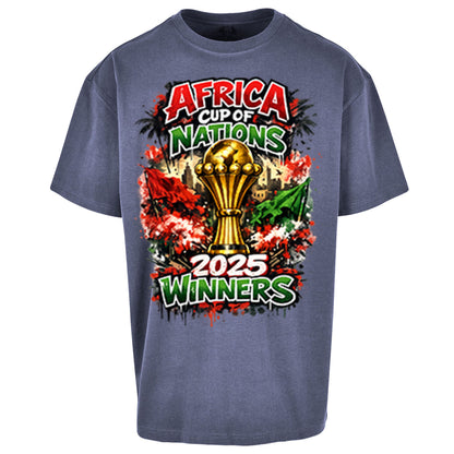 Morocco Africa Cup Of Nations Winners 2025 Oversized T Shirt