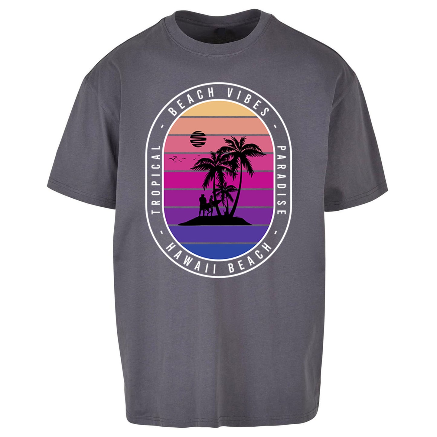 Hawaii Beach Oversized T Shirt