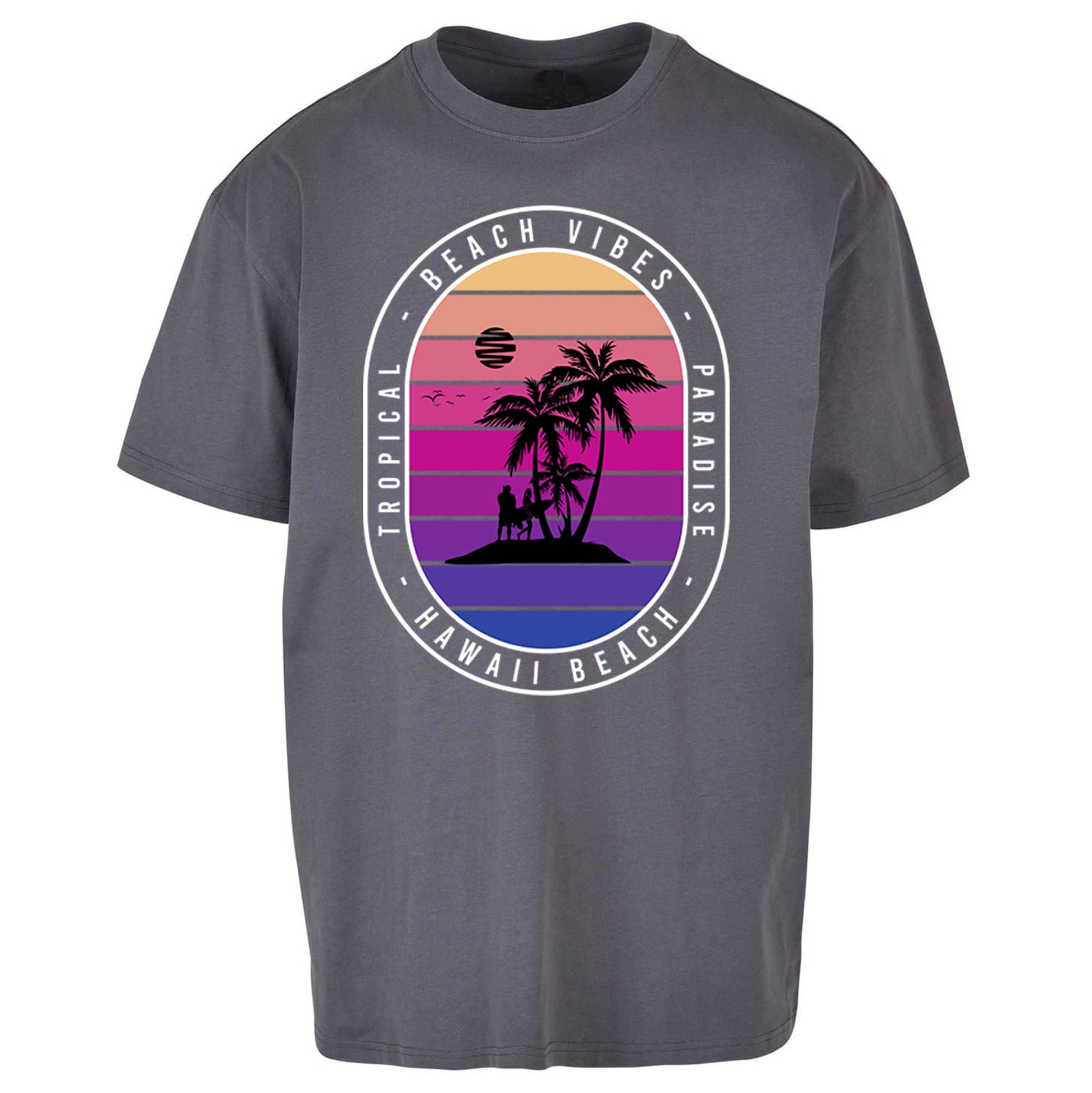 Hawaii Beach Oversized T Shirt
