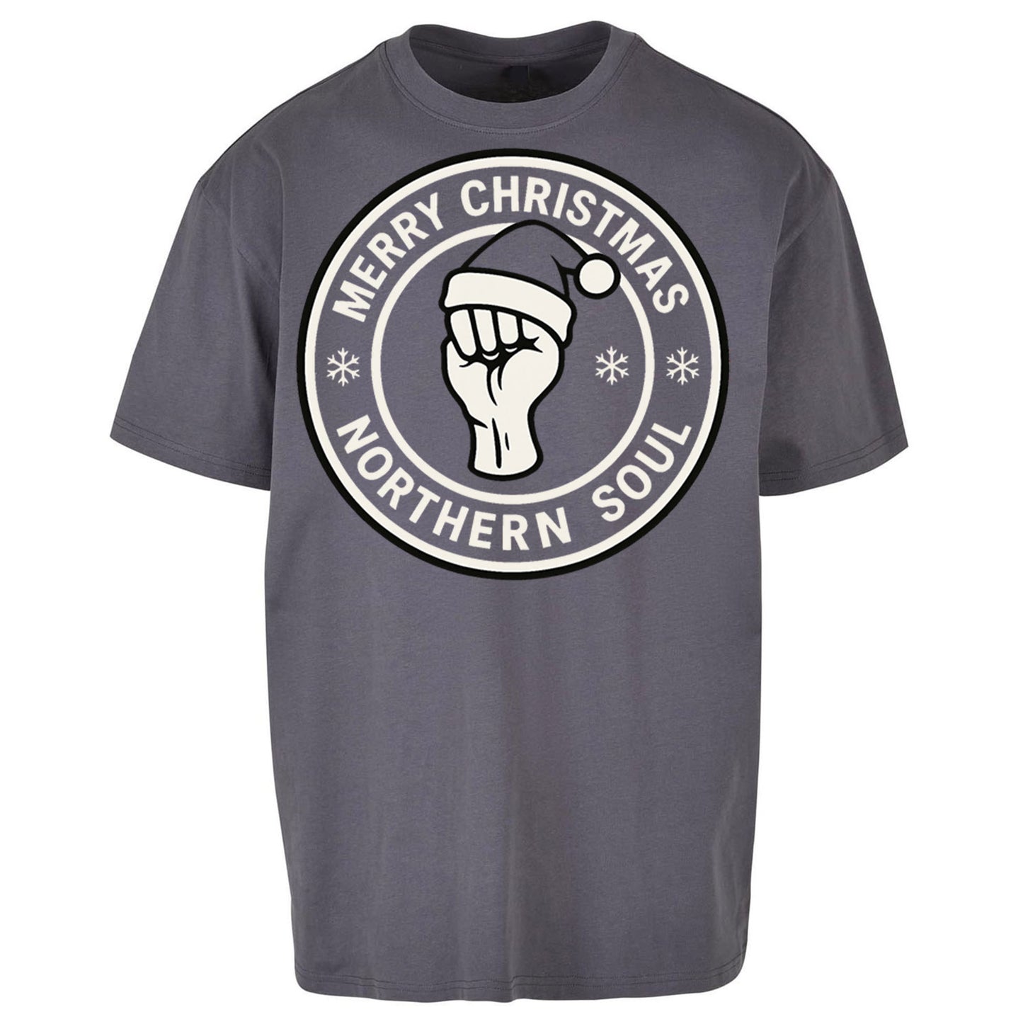 Merry Christmas Northern Soul Oversized T Shirt