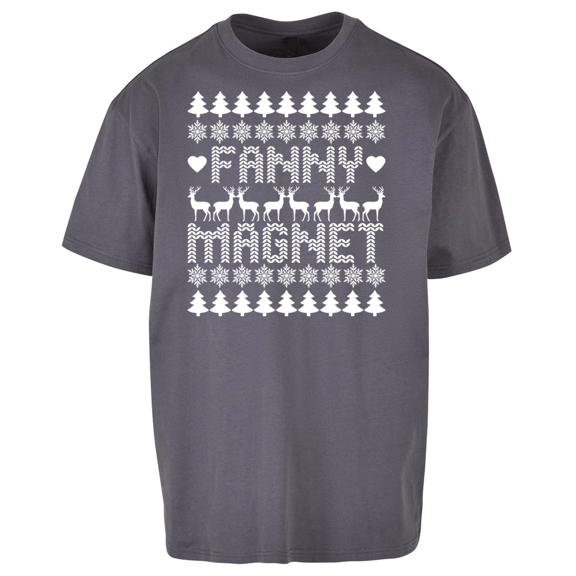 Fanny Magnet Christmas Oversized T Shirt