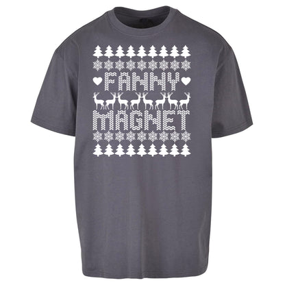 Fanny Magnet Christmas Oversized T Shirt
