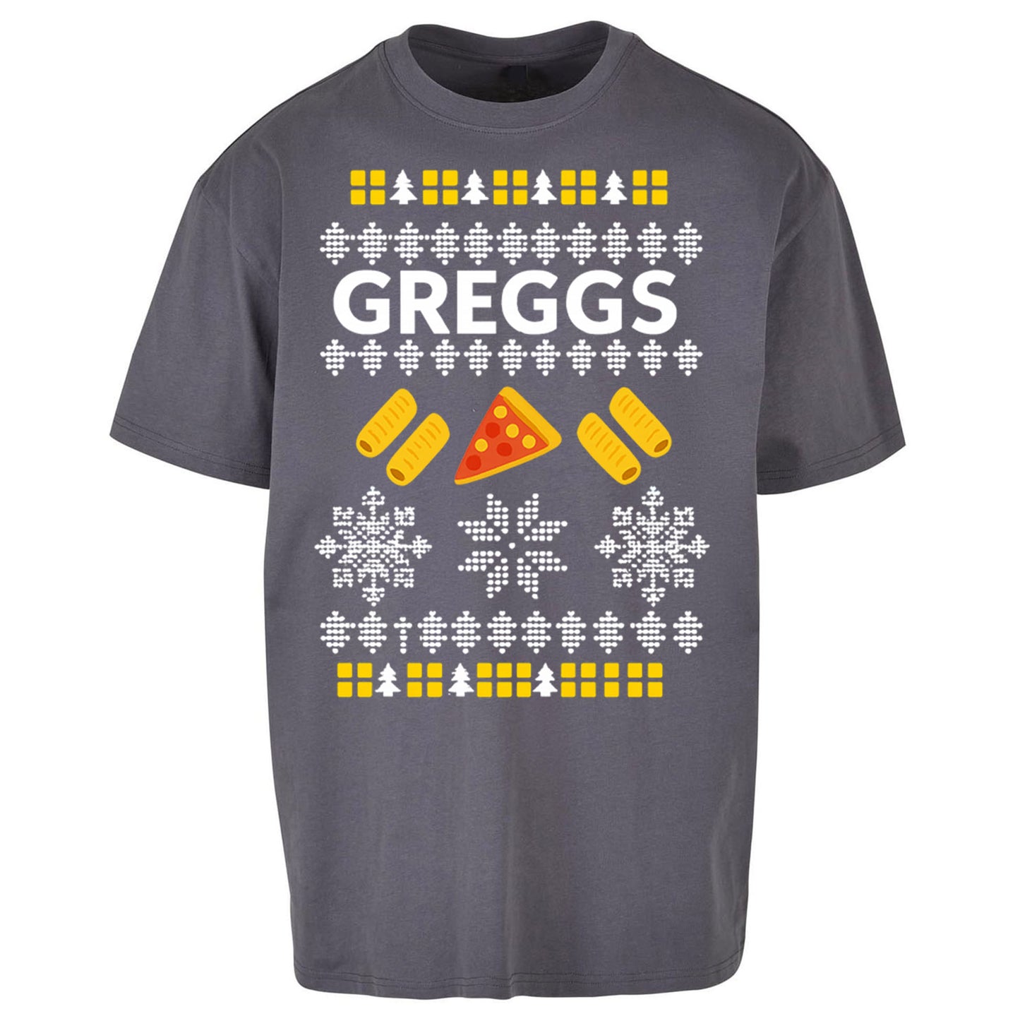 Greggs Christmas Oversized T Shirt