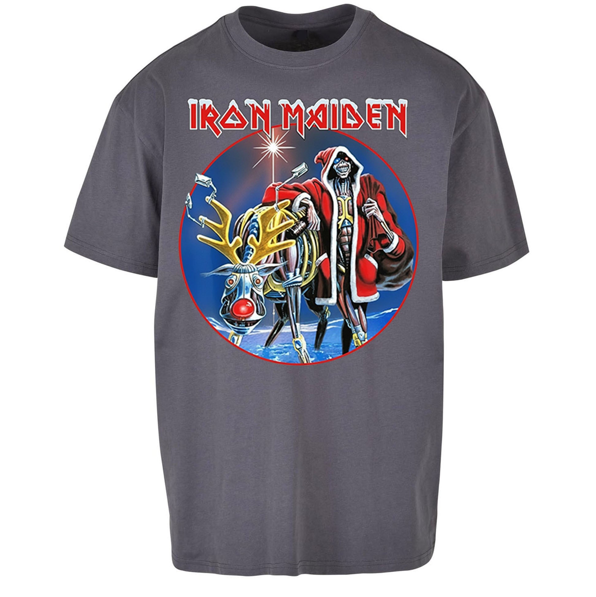 Iron Maiden Christmas Oversized T Shirt