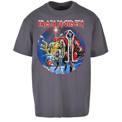 Iron Maiden Christmas Oversized T Shirt