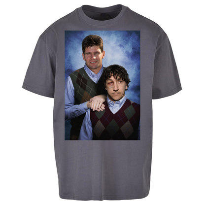 Brian Laws Ivano Bonetti Grimsby Town Step Brothers Oversized T Shirt