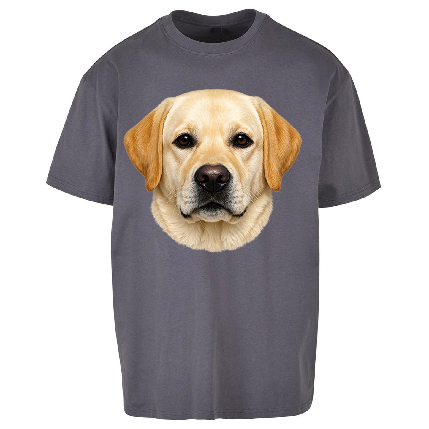 Labrador Dog Face Oversized T Shirt