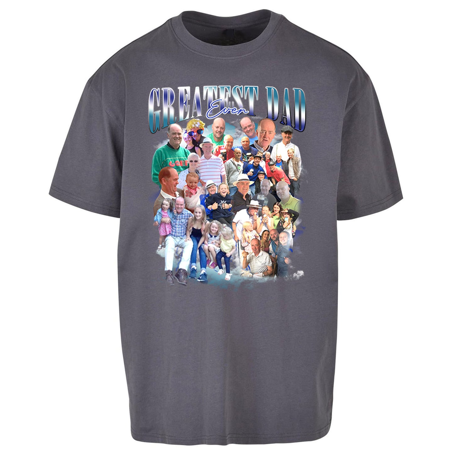Fathers Day Personalised Oversized T Shirt
