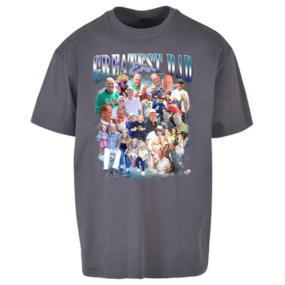 Fathers Day Personalised Oversized T Shirt