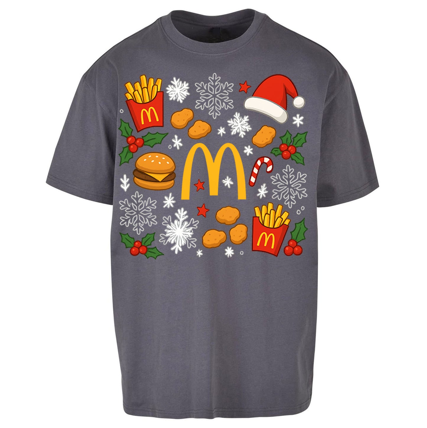 McDonalds Christmas Oversized T Shirt 