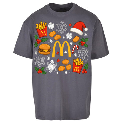 McDonalds Christmas Oversized T Shirt 