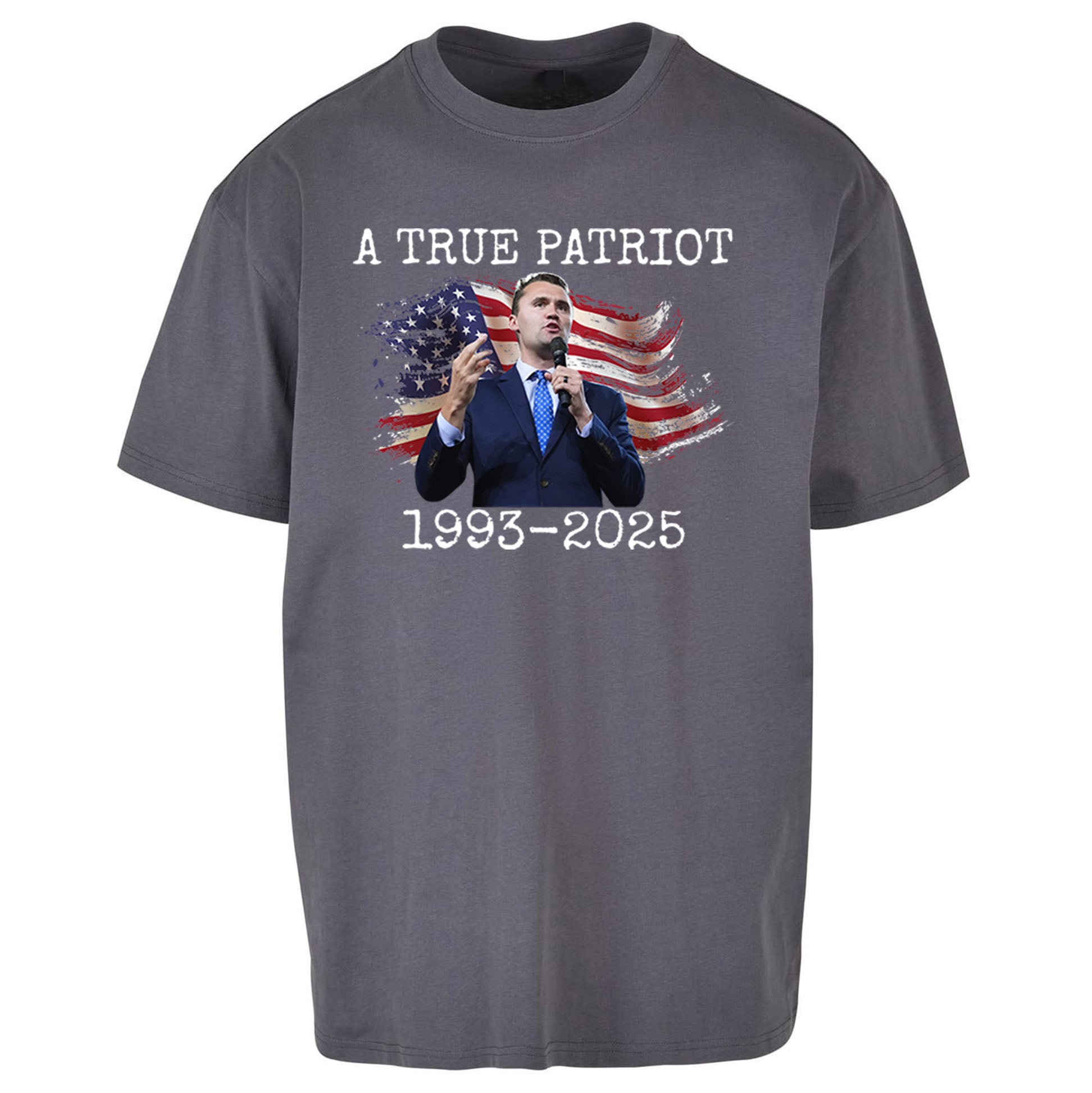 Charlie Kirk Tribute Oversized T Shirt