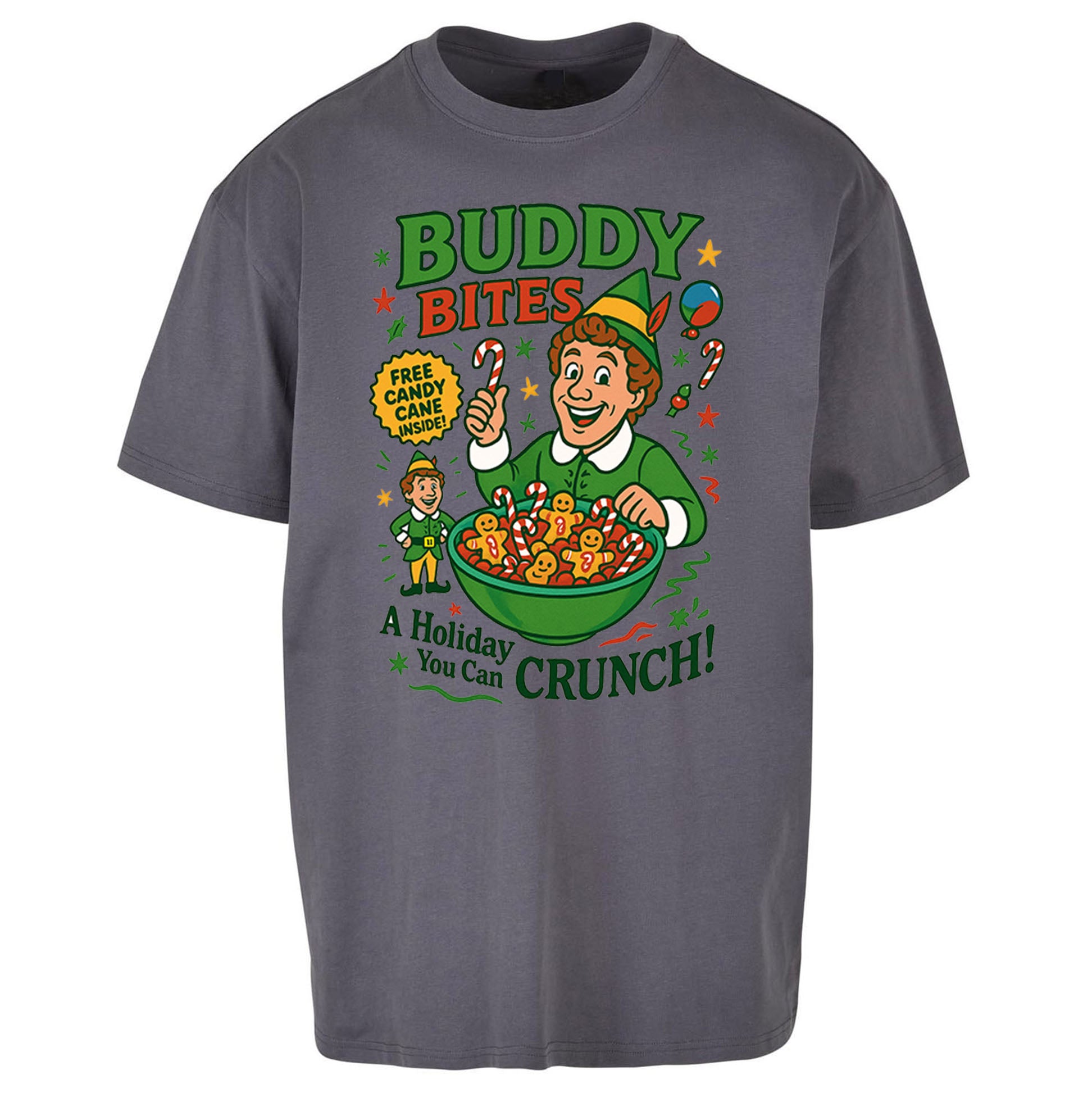 Elf Christmas Oversized T Shirt