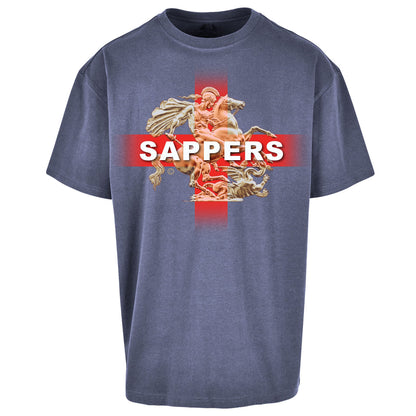 Sappers St George & The Dragon - Oversized T Shirt