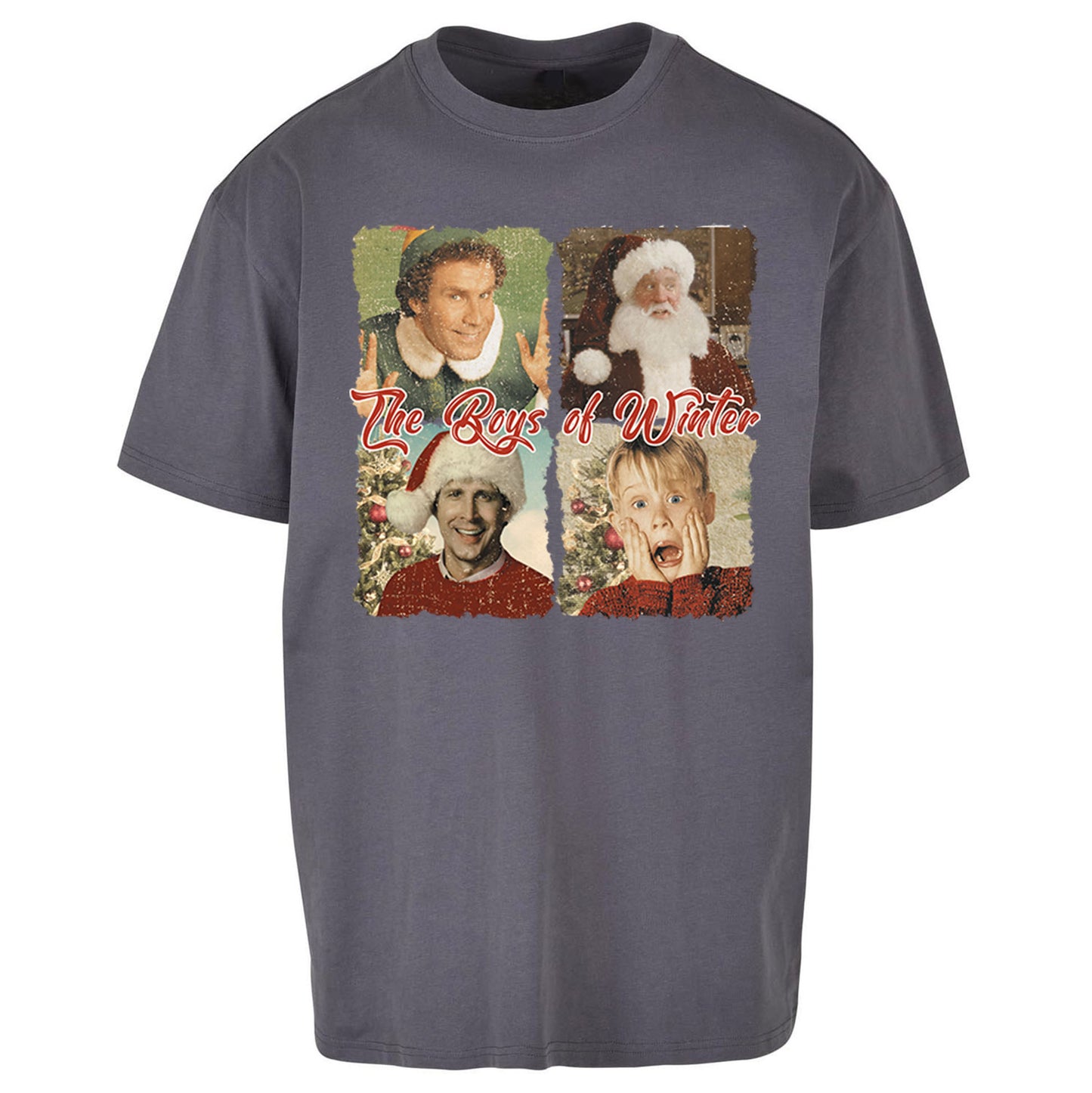 The Boys Of Winter Christmas - Oversized T Shirt