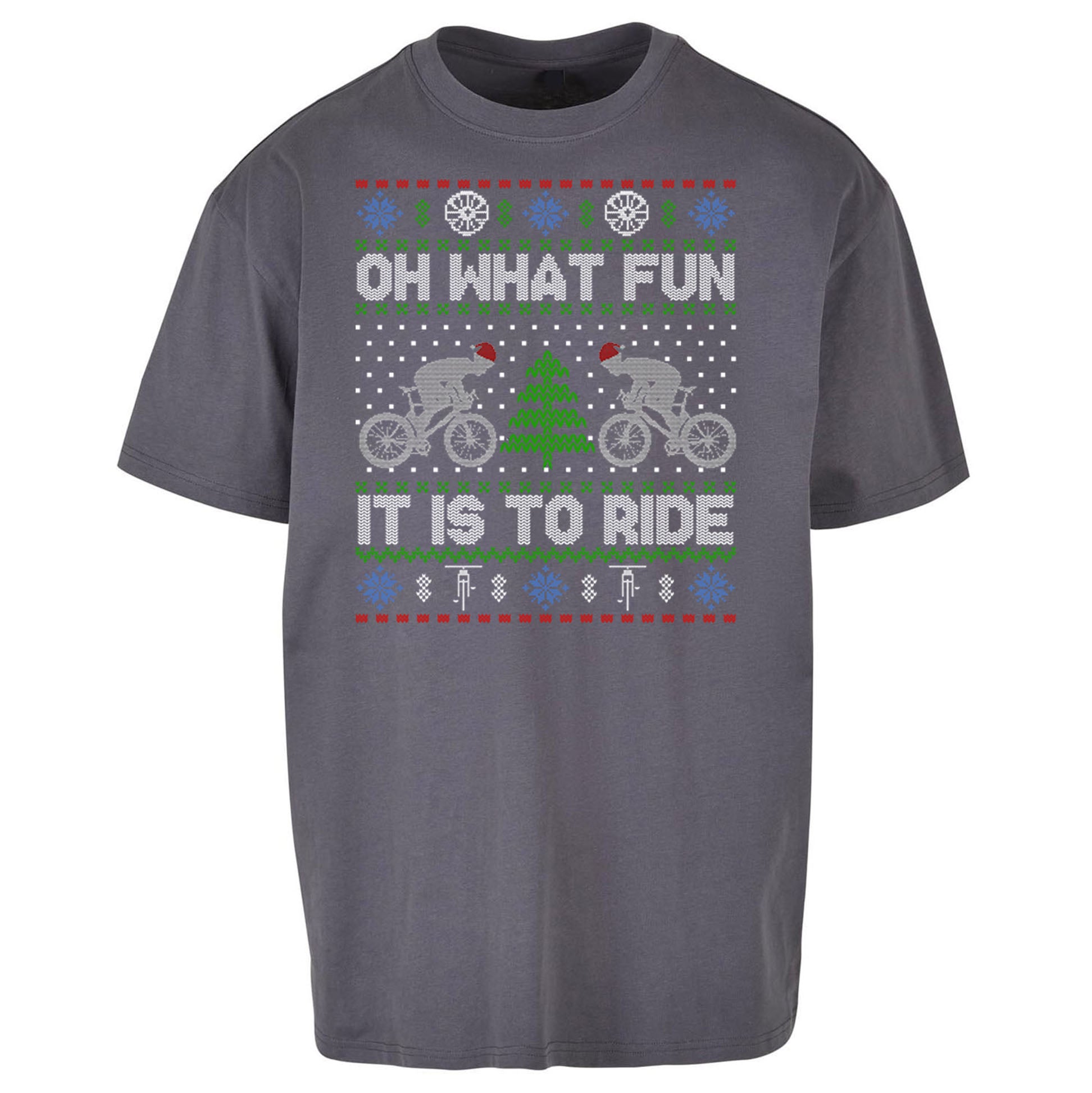 BMX Christmas Oversized T Shirt